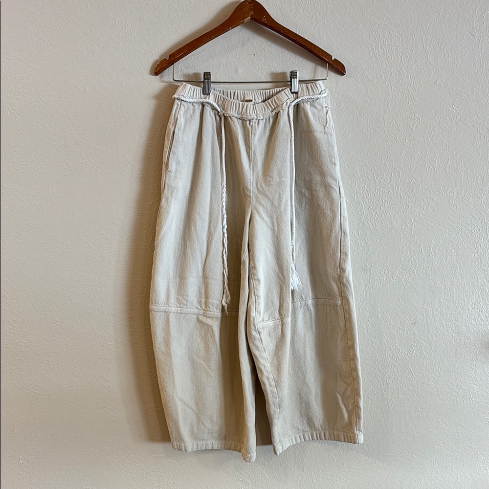 Free People wide leg drawstring pants